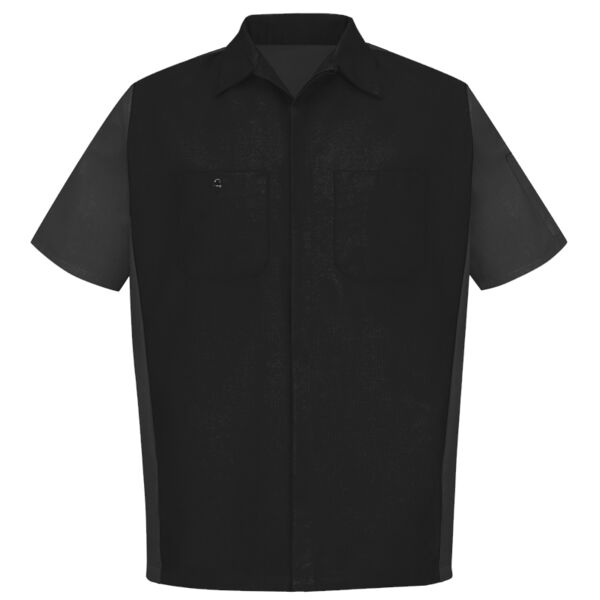 Short Sleeve Woven Crew Shirt Thumbnail